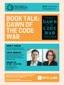 John Carlin Book Talk Poster