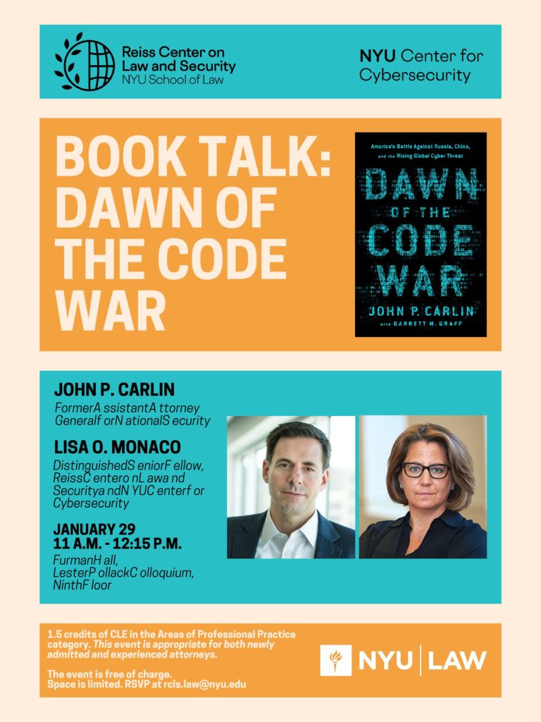 John Carlin book talk poster