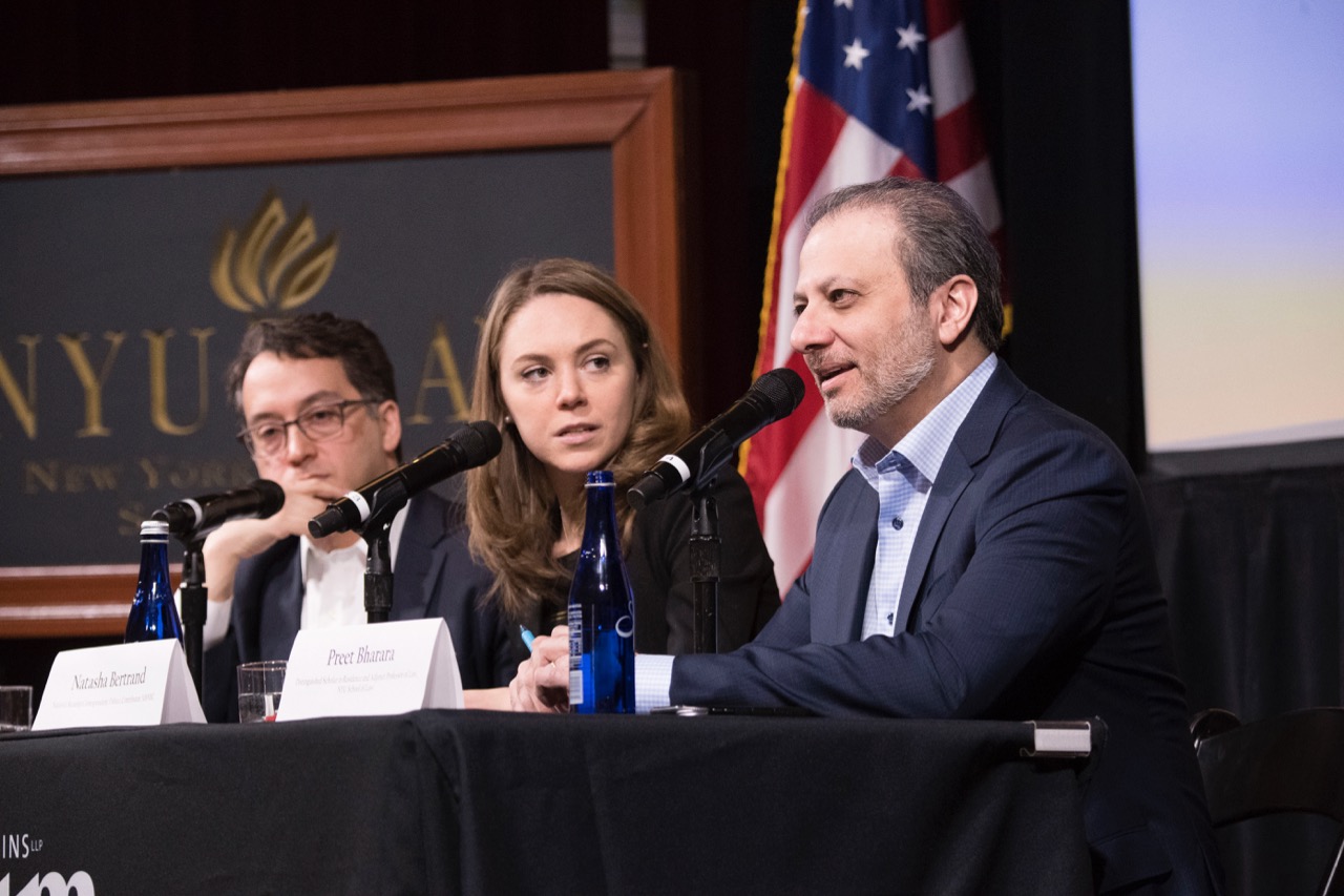 Ryan Goodman, Natasha Bertrand and Preet Bharara