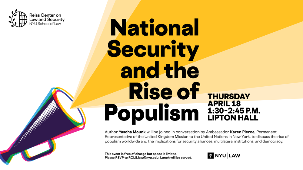 National Security and the Rise of Populism Poster