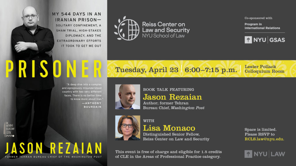 E-Sign for Rezaian Book Talk