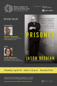 Rezaian Book Talk Poster