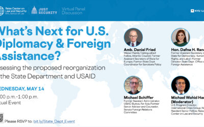 What’s Next for U.S. Diplomacy and Foreign Assistance?